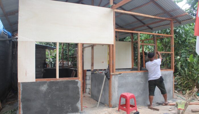 Rehab RTLH TMMD Kodim Manado Capai 50 Persen