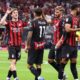 Rafael Leao dan Christian Pulisic rayakan kemenangan AC Milan atas Bari 2-0 di Coppa Italia 2025/2026