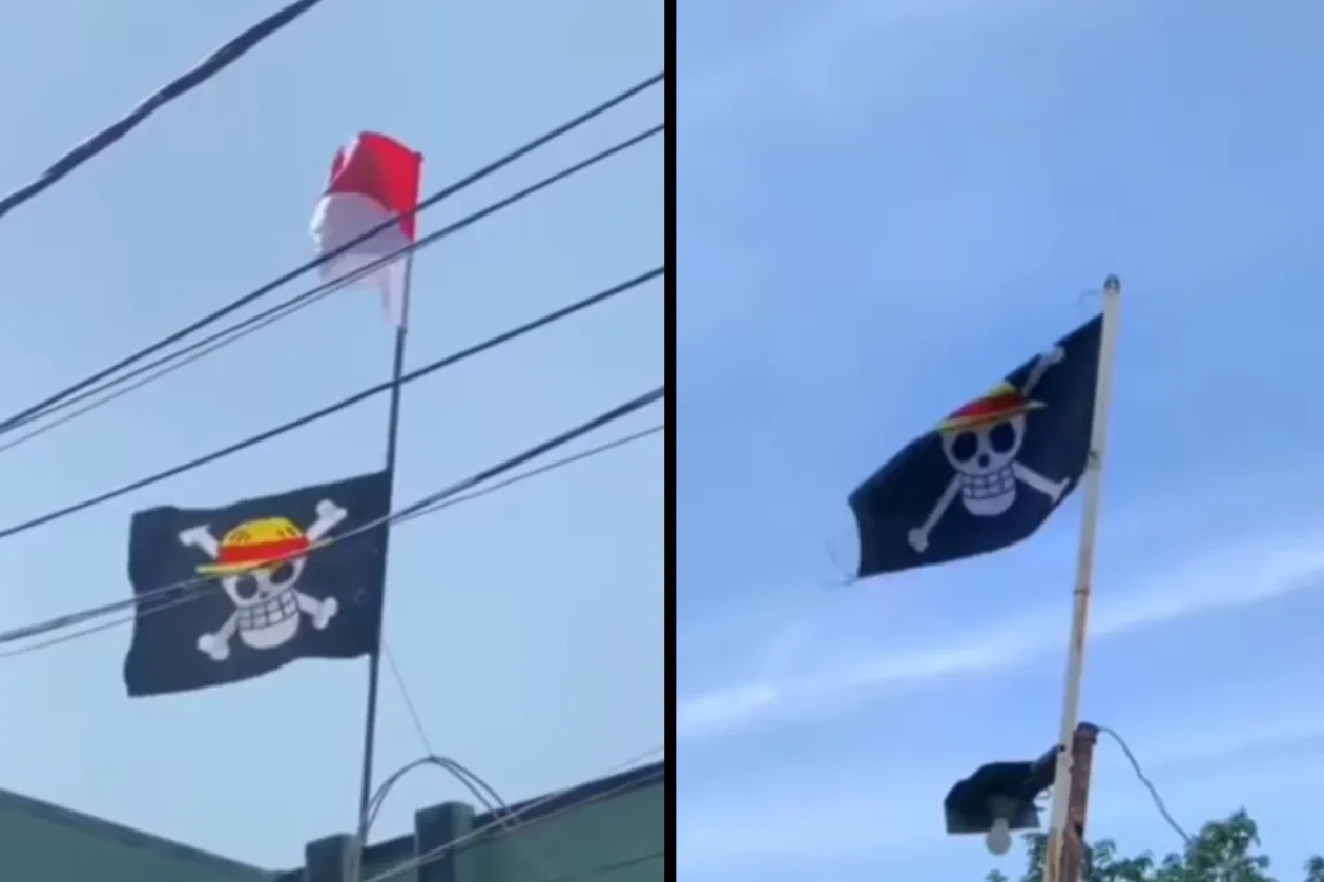 Bendera bajak laut ala One Piece dikibarkan warga sebagai simbol kritik di tengah perayaan kemerdekaan, menuai pro dan kontra dari masyarakat dan pejabat.