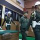Kopda Bazarsah divonis mati oleh Pengadilan Militer Palembang atas penembakan tiga polisi di arena judi sabung ayam di Way Kanan, Lampung.