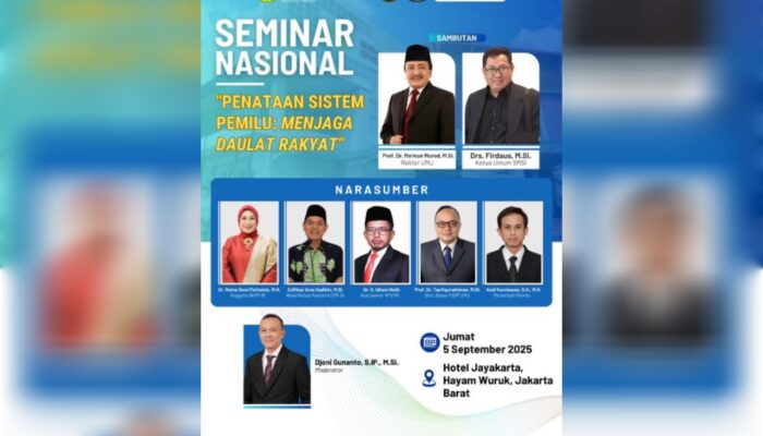 UMJ Gelar Seminar Nasional Bahas Penataan Sistem Pemilu Pasca Putusan MK 2029