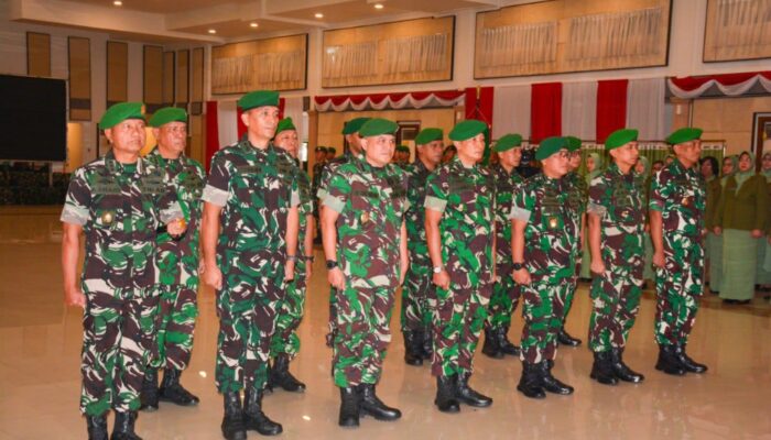 Letkol Perangin Angin Jabat Komandan Markas Kodam Merdeka
