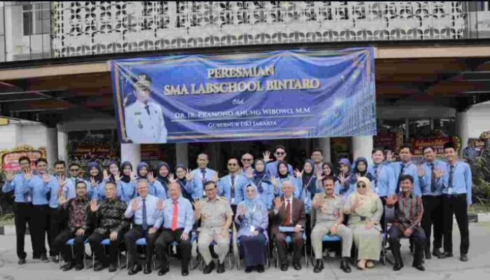 Dorong Kualitas Pendidikan Bertaraf Global, Gubernur Pramono Resmikan Gedung Baru SMA Labschool Bintaro