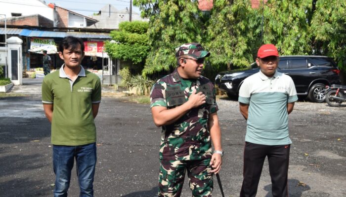 Letkol Romansah Pimpin Karya Bakti di Gereja, Pendeta Berterimakasih