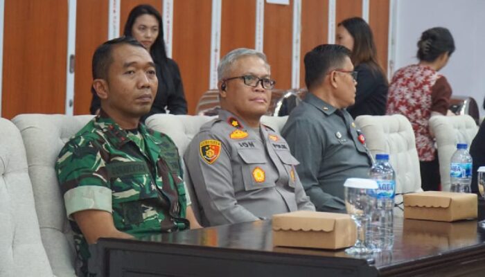 Letkol Bonaventura Ikuti Paripurna Perubahan APBD Pemkab Minahasa