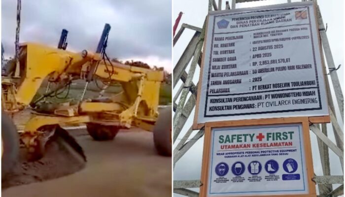 Kontraktor Diduga Pasang Pasir Abal-abal, Proyek Trek Pacuan Kuda Tompaso Rp2,85 Miliar Dibongkar