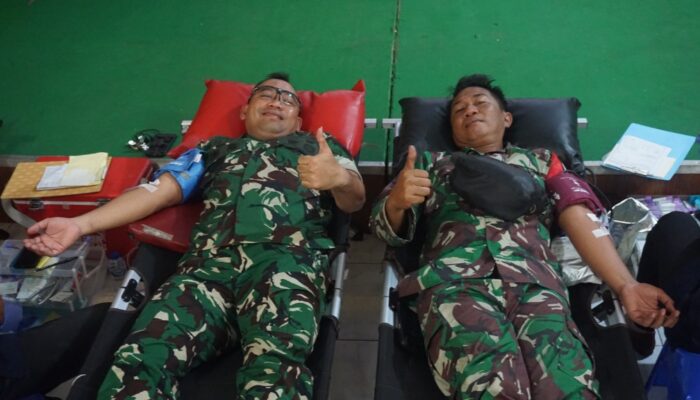 Kodim dan PMI Demak Helat Bakti Teritorial Prima Donor Darah