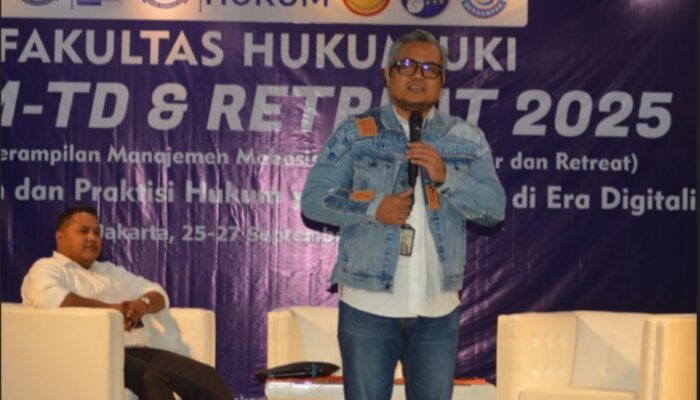 Pesan Dekan FH UKI di LKMM-TD: Pemimpin Muda Harus Melek Teknologi dan Berjiwa Pancasila