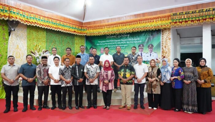 Dukung Pelaksanaan Tugas TNI, Pangdam Apresiasi Pemerintah dan Forkopimda Kotamobagu