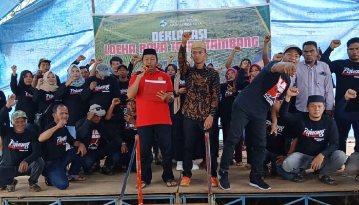 Ribuan Petani Loeha Raya Deklarasi Tolak Tambang PT Vale: Tanah Kami Bukan untuk Digusur!