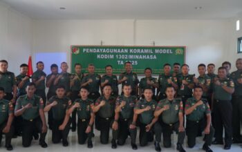Tingkatkan Kompetensi dan Ketrampilan Babinsa, Dandim Minahasa Buka Program Pendayagunaan Koramil