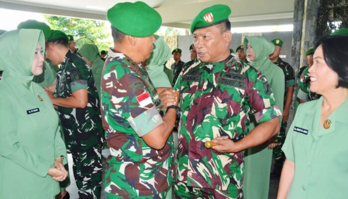 137 Perwira Naik Pangkat, Pangdam Minta Tingkatkan Kinerja