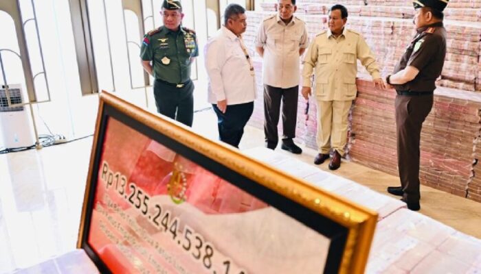 Di Bawah Arahan Presiden Prabowo, Rp13,25 Triliun Kerugian Negara Berhasil Dikembalikan