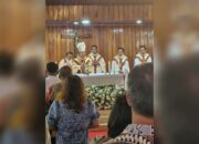 Dandim Minahasa Hadiri Misa di Biara Hati Kudus Skolastika Pineleng