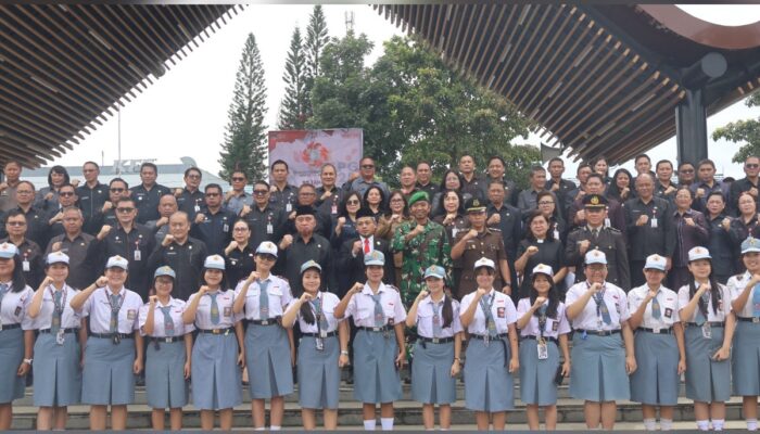 Dandim dan Kasdim 1302/Minahasa Peringati Hari Sumpah Pemuda