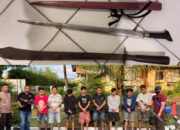 Delapan Pemuda Bersenjata Tajam Diamankan Resmob Polda Sulut Usai Aksi Brutal di Mapanget Viral di Medsos