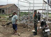 Babinsa Koramil Mranggen Aktif Kawal Pembangunan Koperasi Merah Putih