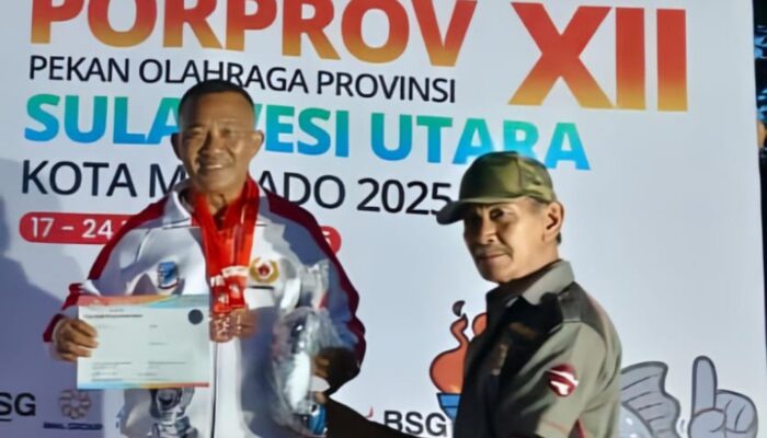Personil Pendam Merdeka Raih Medali Perunggu di Porprov Sulut