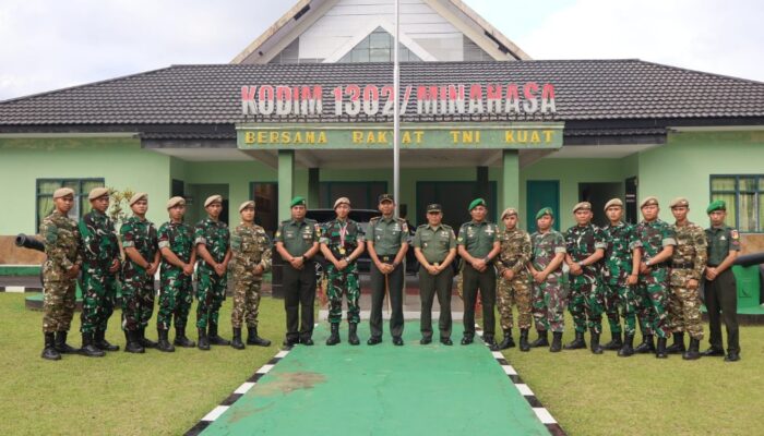 Audiensi Bersama Komcad, Dandim Minahasa Tekankan Disiplin, Loyalitas dan Kesiapsiagaan