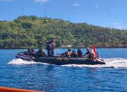 Patroli Laut Satgas Pamputer Kodim Sangihe-Posal Marore Pertebal Keamanan Perbatasan
