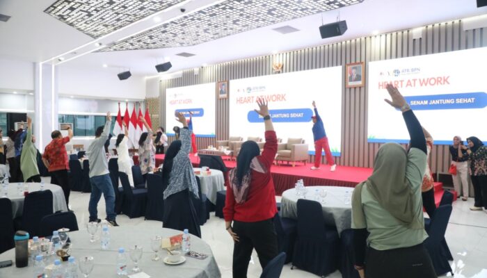 Sosialisasi dan Edukasi Kesehatan Jantung, Sekjen Kementerian ATR/BPN Ajak ASN Terapkan Pola Hidup Sehat
