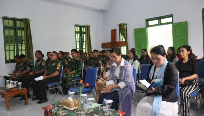 Kodim Minahasa Doakan Korban Bencana di Pulau Sumatera