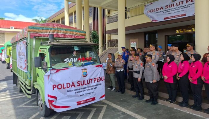 Polda Sulut Kirim 25 Ton Bantuan untuk Korban Bencana di Aceh, Sumut, dan Sumbar