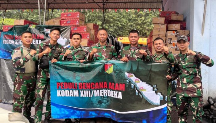 Kodam Merdeka Kirim Bantuan Tahap Akhir Bencana Alam di Sumatera