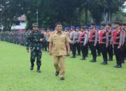 Letkol Dewa Made DJ Bertindak Komandan Apel Gelar Pasukan dan Peralatan Siaga Bencana