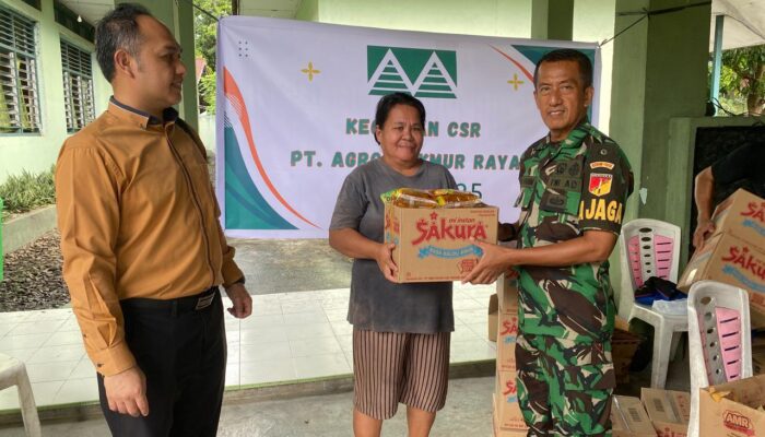 Kodim Bitung dan PT AMR Salurkan 650 Paket Sembako ke Warga Tiga Kelurahan