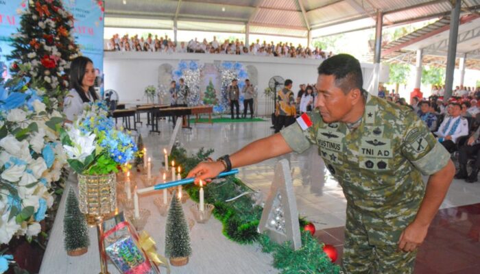 Brigjen Yustinus Dampingi Gubernur Sulut Safari Natal