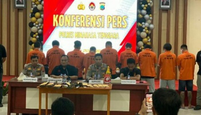 Tersangka Bentrok di Lokasi PETI Ratatotok Bertambah Jadi 10 Orang, Polisi Kejar Pelaku Lain