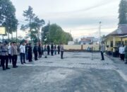 Kapolsek Kakas Pimpin Apel Pengamanan Natal dan Tahun Baru, Warga Diimbau Jaga Kamtibmas