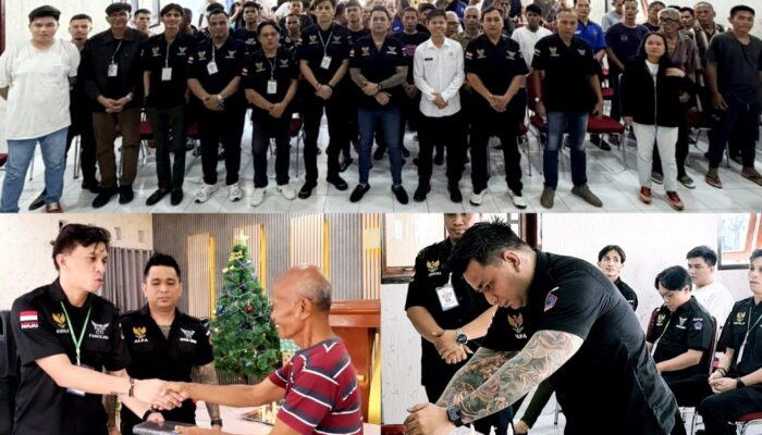Laskar Napiri Gelar Ibadah Natal Bersama WBP Lapas Bitung, Ketua Alfa Kaliey Serukan Perubahan Hidup
