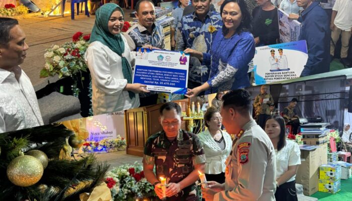 Dandim Bolmong Hadiri Safari Natal Pemprov Sulut di Mopuya