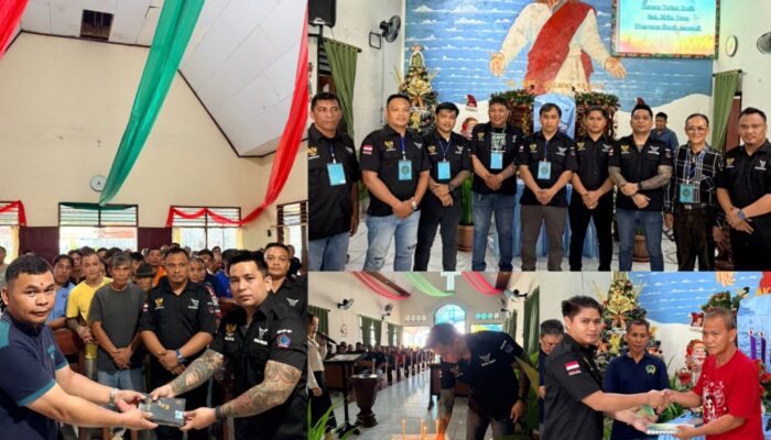 Laskar NAPIRI Gelar Ibadah Pra Natal di Lapas Manado dan Tondano, Serahkan Alkitab kepada Warga Binaan