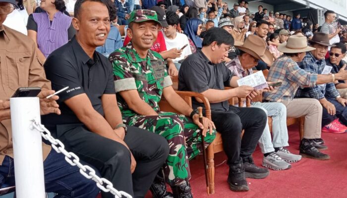 Letkol Bonaventura Dampingi Gubernur Buka Kejuaraan Pacuan Kuda di Tompaso