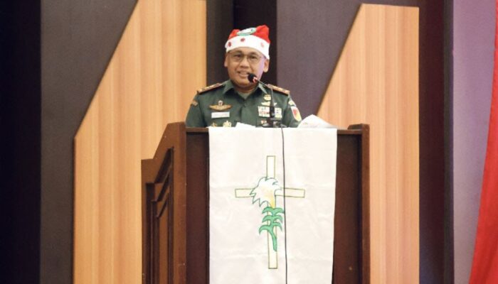 Perayaan Natal, Pangdam Ingatkan Nilai Kasih, Ketulusan dan Pengorbanan