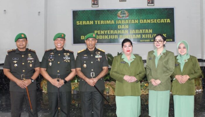 Brigjen Ramandei Pimpin Sertijab Dansecata dan Dandodikjur
