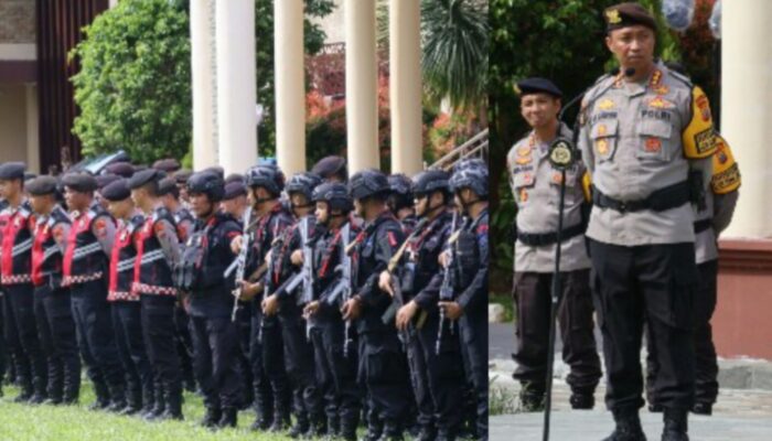 Polda Sulut Kerahkan 808 Personel Bantu Pengamanan Malam Tahun Baru di Manado