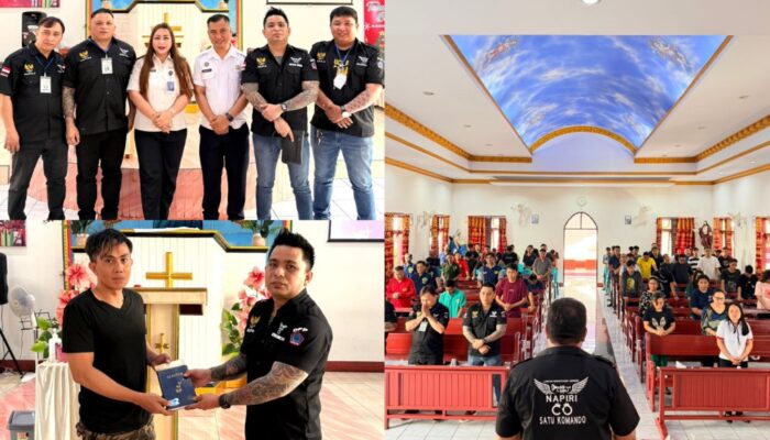 Perkuat Fondasi Moral dan Spiritual Warga Binaan, Laskar Napiri Gelar Penginjilan di Rutan Malendeng