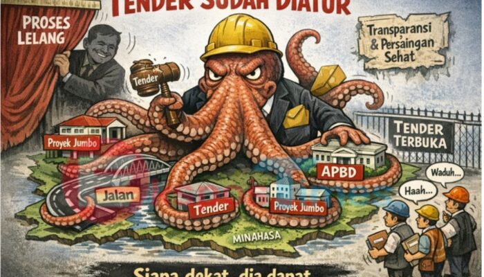 Diduga Jadi Orang Dekat Bupati RD, Kontraktor Hae Disebut Sapu Bersih Proyek Jumbo Minahasa