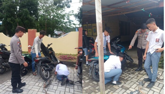 Respons Keluhan Warga, Polsek Kakas Tertibkan Knalpot Brong