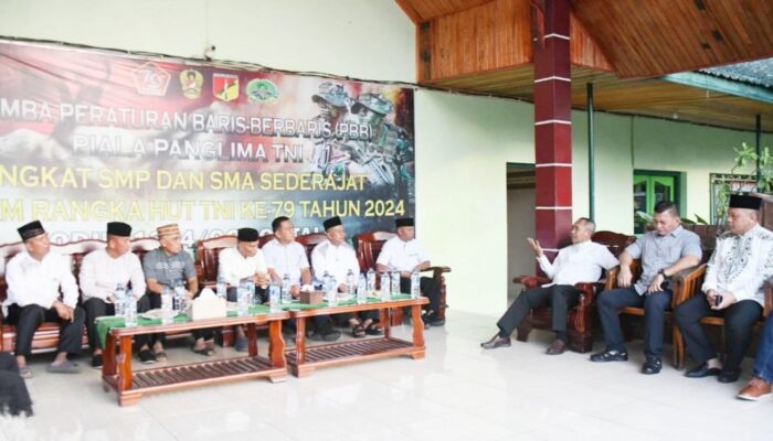 Mayjen Mirza Safari Ramadan di Gorontalo, Pererat Silaturahmi dan Perkuat Pembinaan Personil