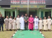 Uskup Manado Silaturahmi ke Kodim Minahasa, Perkuat Sinergi dan Kerukunan
