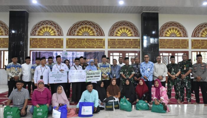 Brigjen Saptono Apresiasi Pembagian 5.000 Paket Ramadan di Masjid Raya Ahmad Yani