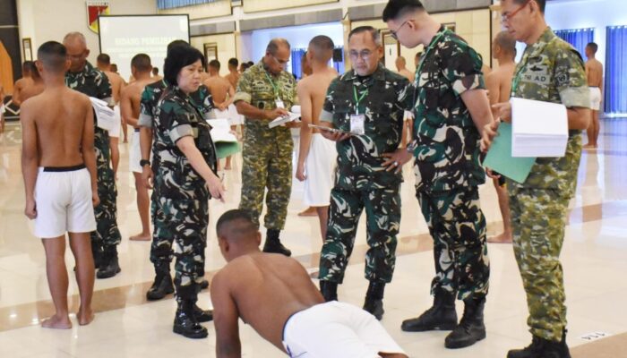 Pangdam XIII/Merdeka Pimpin Sidang Pemilihan Calon Tamtama PK TNI AD Gelombang I TA 2026