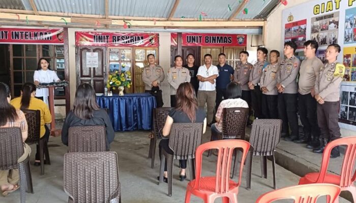 Polsek Kakas Perkuat Integritas Personel Lewat Pembinaan Rohani