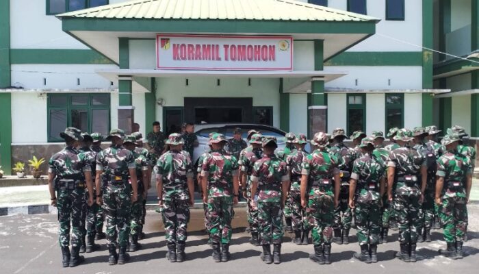 Personel Yonif TP Bara Sakti Bantu Percepatan Pembangunan KDKMP di Tomohon