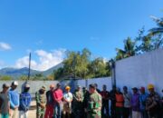Danramil Donny Lumenta Pimpin Doa Bersama Kelancaran Pembangunan KDKMP di Tomohon